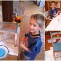 Ce WE atelier peinture avec Boubou, on retape une