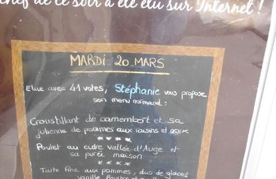 MON MENU GAGNANT CUISINE AU RESTAURANT "SAVEURS ET COÏNCIDENCES" A PARIS 