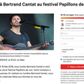 Bertrand Cantat en concert au festival Papillons de nuit 2018 - la polémique