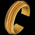 A European gold bracelet, Late Bronze Age, circa 1390-1000 B.C. 