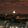 Le Sacré Coeur, radieu mais seul au loin, sur la bute de Montmartre... 