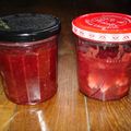 Confiture fraises bananes