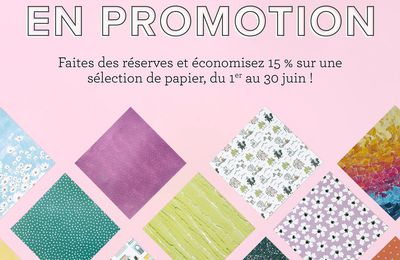 Promotion - Papiers de la Série Design - du 1er au 30 juin 2023