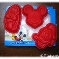 Mes moules en silicone Disney