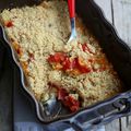 Crumble de tomates mozzarella