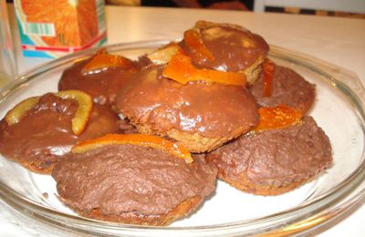 Cupcakes orange-praliné