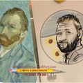 Caricaturiste DIJON, Caricature autoportrait Van Gogh