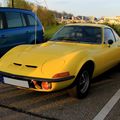 Opel GT 1900 version US (1968-1973)(Rencard Burger King avril 2011) 01