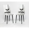 A Pair Of Fornasetti 'Mouth' Chairs