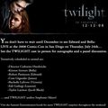 Envoi d'une news par Twilight the movie