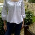 Blouse B, coton et liberty