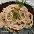 Spaghetti au saumon fumé et à la ricotta