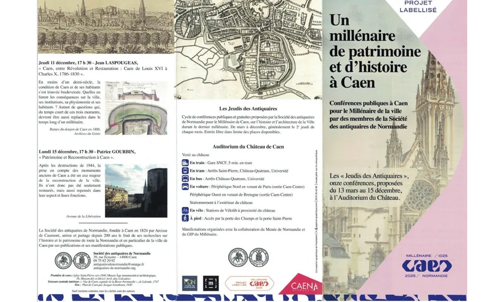 Millénaire de CAEN 2025: La Normandie, une région pour historiens?