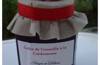 Gelée de groseilles à la cardamome