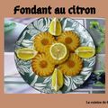 Fondant au citron