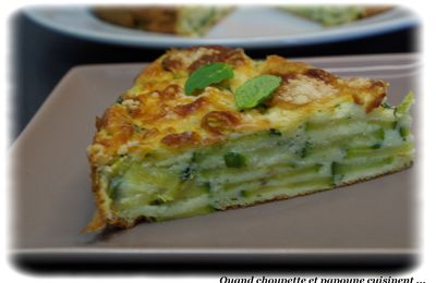 GÂTEAU INVISIBLE AUX COURGETTES 