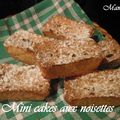 Mini cakes aux noisettes