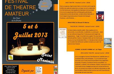 5ème FESTIVAL THEATRE AMATEUR 