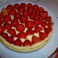 Cheesecake fraise-chocolat blanc