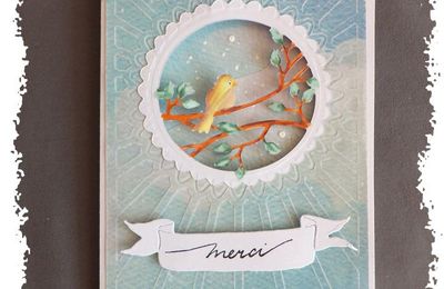 cARTe en pas à pas en images : carte à fenêtre Action et feutres Twinmarker