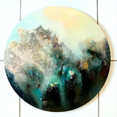 EMPREINTES, une nouvelle huile sur toile (FOOTPRINTS, a new oil on canvas)