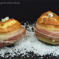 Pommes de terre soufflées au roquefort