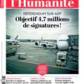  Référendum d'Initiative Populaire : Privatisation d'aéroport de Paris