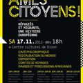 DISON - 17/11 - "Aux âmes citoyens"  Au programme : Cafe philiosophique, Exposition, Restauration.....