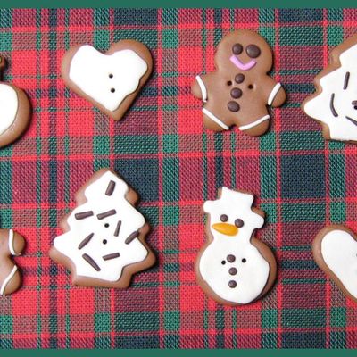 Boutons fimo de Noël