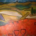 #Painting "PRÉALPES" huile 120 x70 - 2008