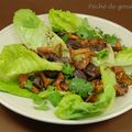 Salade de girolles aux gésiers confits