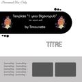 template 1 year  Digiscrapub - Freebie