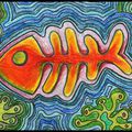 Poisson aux crayons