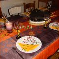 Table raclette et automnale