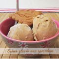 Crème glacée au speculoos