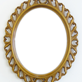 Déco Vintage ... MIROIR ovale baroque (1965) * Syroco 