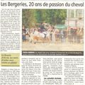 La presse aux Bergeries