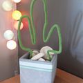 ID déco : un cactus en tricotin !