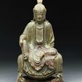 Seated figure of a bodhisattva, Ming Dynasty, 14th - 15th century