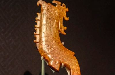 Jade Phoenix-bird, Shang Dynasty, 17th-11th BC, The Palace Museum, Beijing