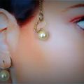 Pendentifs d'oreilles "perles"