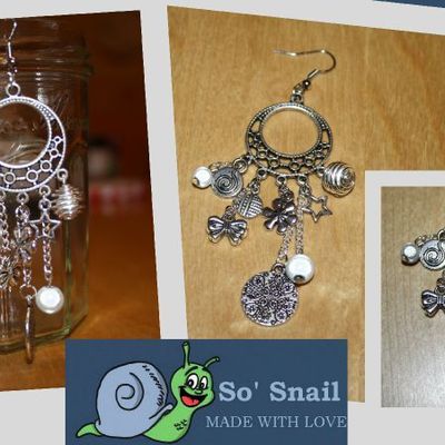 Boucles d'oreilles surchargées