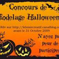 Concours modelage Halloween