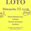 Loto du Club des Ainés : 12 avril 2015