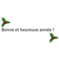 Bonne année à toutes et à tous