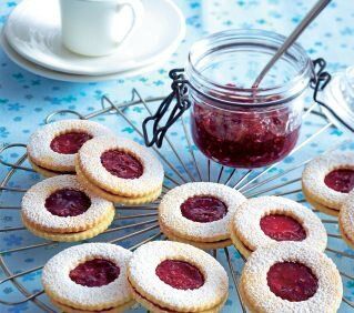 Sablés à la confiture de fraises maison