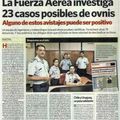 PAS DE NOUVELLES DE LA FUERZA AEREA INVESTIGA ARGENTINA SUR LES OVNIs !