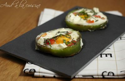 Oeufs en cocotte de poivron