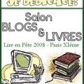 Salon Blogs et Livres WE 11 et 12 octobre