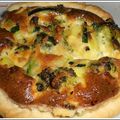 quiche aux brocolis et courgettes